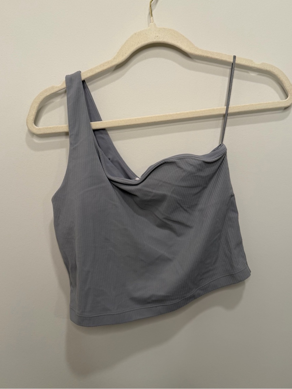 Lululemon Ribbed Nulu Asymmetrical Yoga Tank Top Size 6